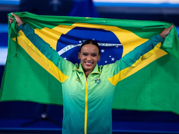 Rebeca Andrade será porta-bandeira do Brasil no encerramento dos Jogos Olímpicos de Tóquio