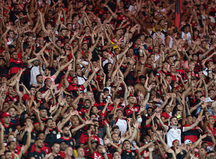 Torcida do Flamengo fazendo a festa  Gilvan de Souza