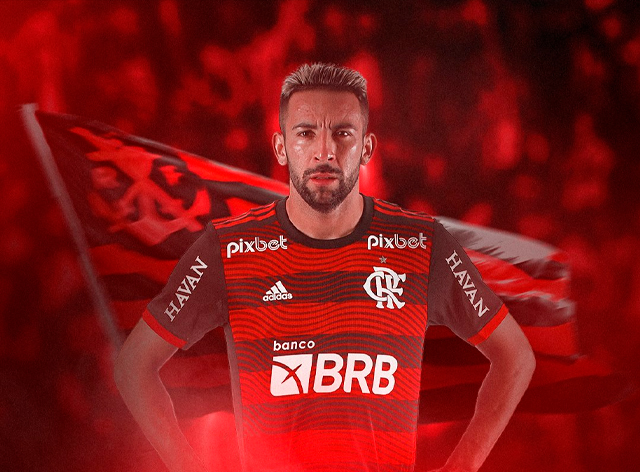 Isla deixa o Flamengo após duas temporadas no clube do Rio de Janeiro Divulgação / Flamengo