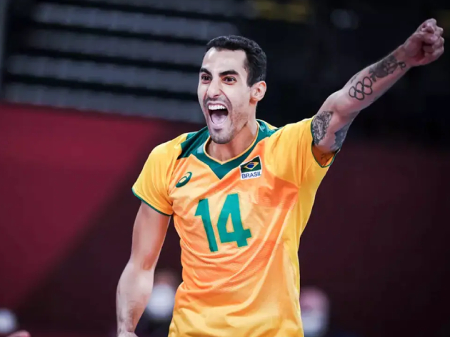 Douglas Souza anuncia aposentadoria da seleção para cuidar da saúde mental Divulgação/FIVB