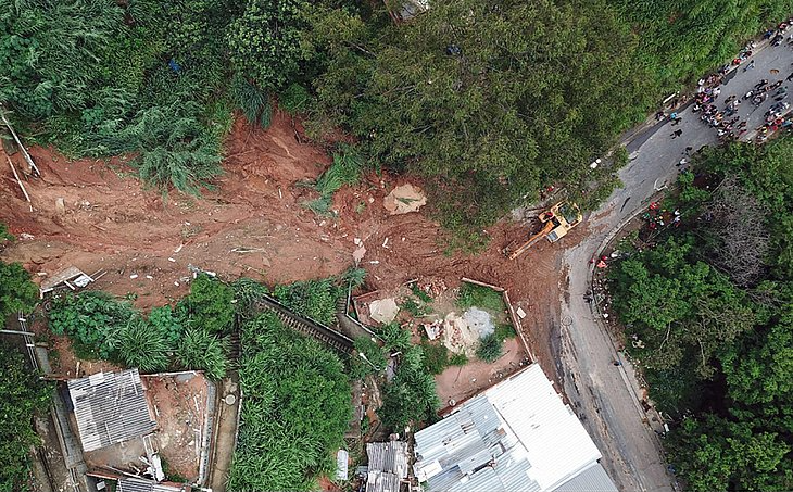 Deslizamento de terra em Minas Gerais AFP