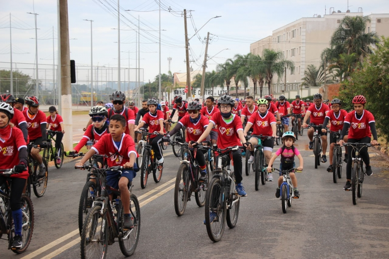 Segunda edição do “Vem de Bike” reuniu cerca de 250 ciclistas. Divulgação