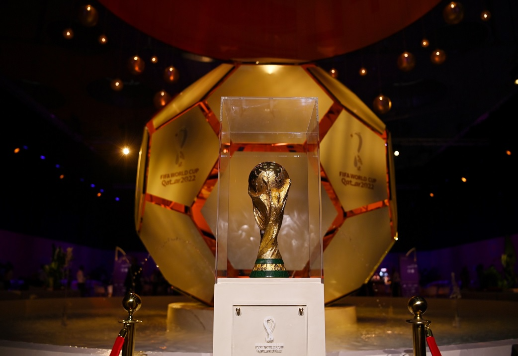 O troféu da Copa do Mundo foi conquistado em 2018 pela seleção da França