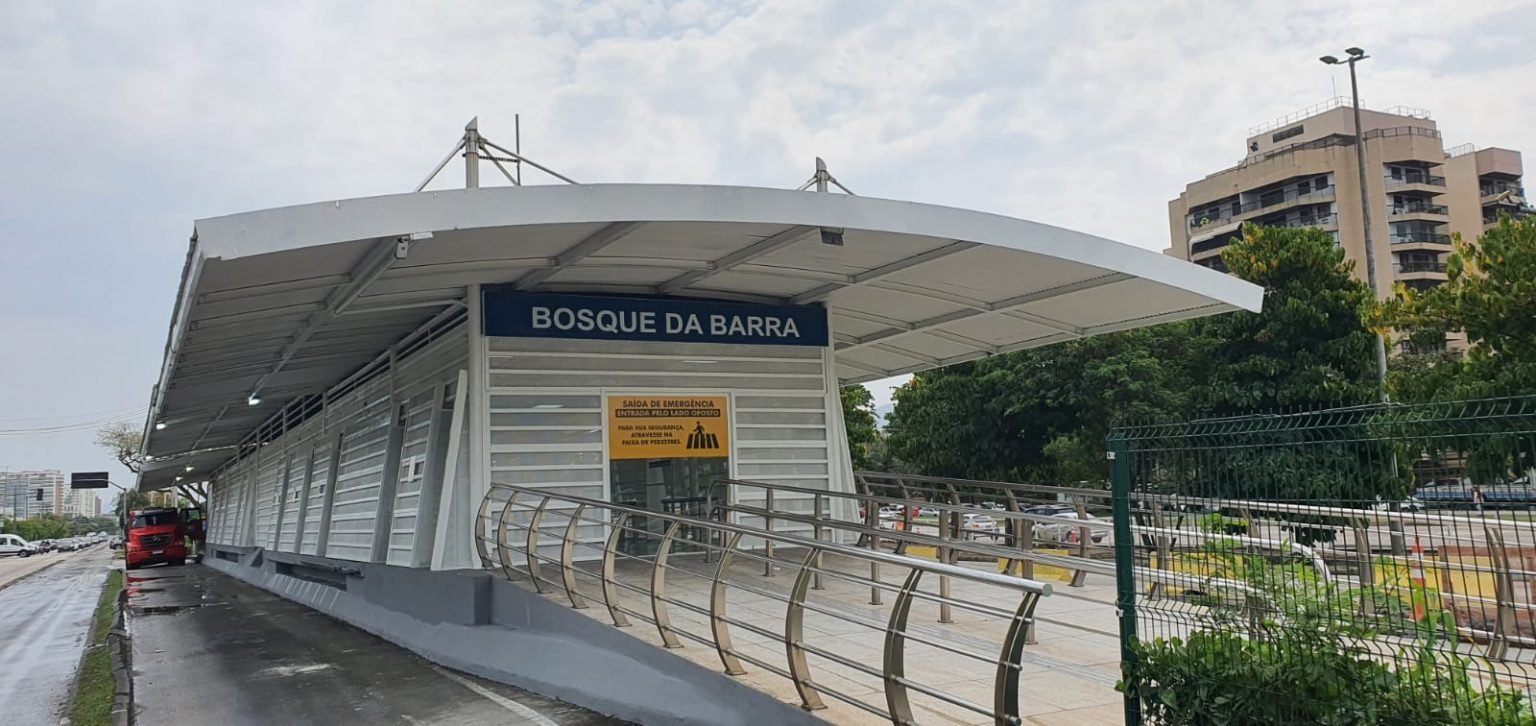 Estação seguirá fechada até o final das obras de recapeamento na pista exclusiva do BRT Divulgação