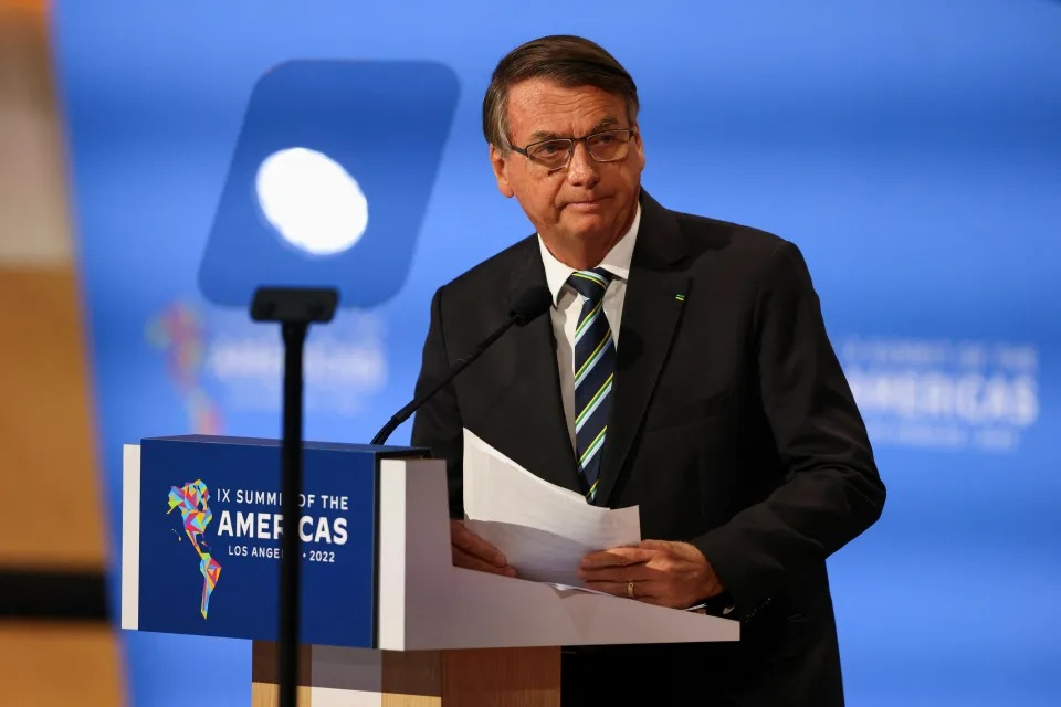 Bolsonaro discursou nesta sexta-feira (10), na Cúpula das Américas. Foto: Reuters