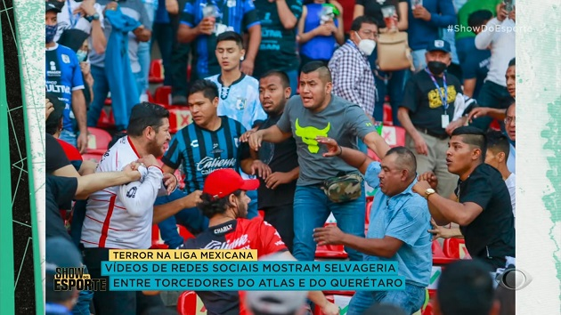 Futebol? Batalha entre torcedores no México teria deixado ao menos