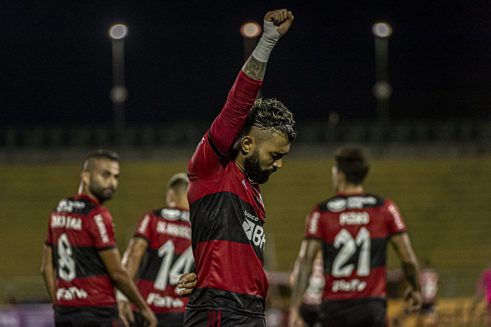 Gabigol foi vítima de xingamentos racistas no clássico contra o Fluminense Paula Reis/Flamengo