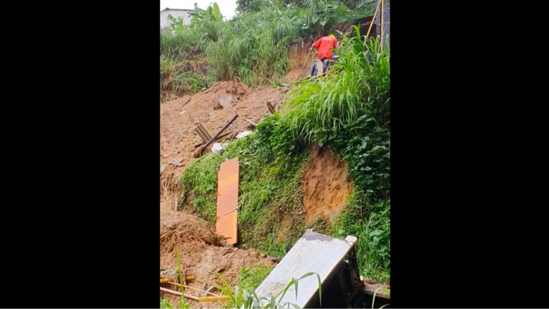 Olinda teve sete deslizamentos ao todo.  Foto: Reprodução/Redes Sociais