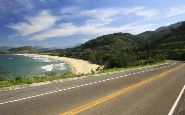 Trecho de Ubatuba da Rio-Santos  Divulgação/Redes Sociais 