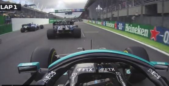 Hamilton largou em último e fez 15 ultrapassagens na corrida sprint do GP de São Paulo