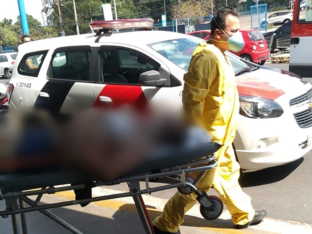 Paciente com Covid-19 foge de hospital e invade supermercado em Catanduva Reprodução