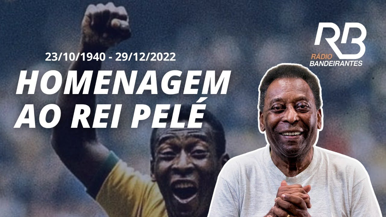 São Paulo decreta luto de 7 dias pelo falecimento de Pelé Montagem