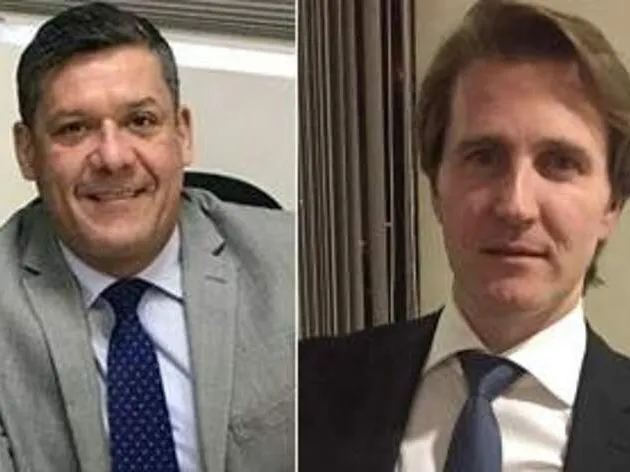 Juízes Alexandre Farina (esq.) e Carlos Guttman (dir.), suspeitos de vender sentenças