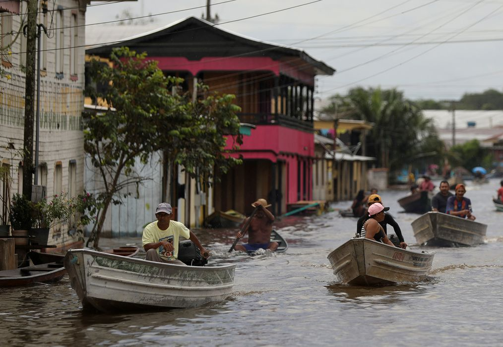 O Rio Negro registra a maior cheia desde 1902 Foto: EBC