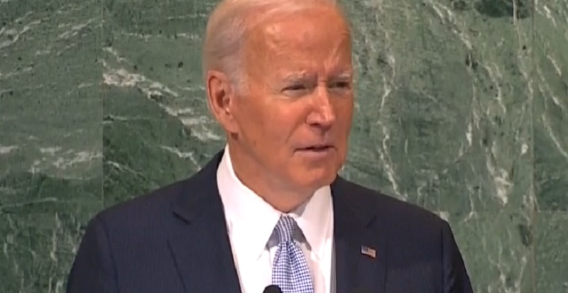 Presidente Joe Biden discursou contra Putin na ONU Reprodução/ONU