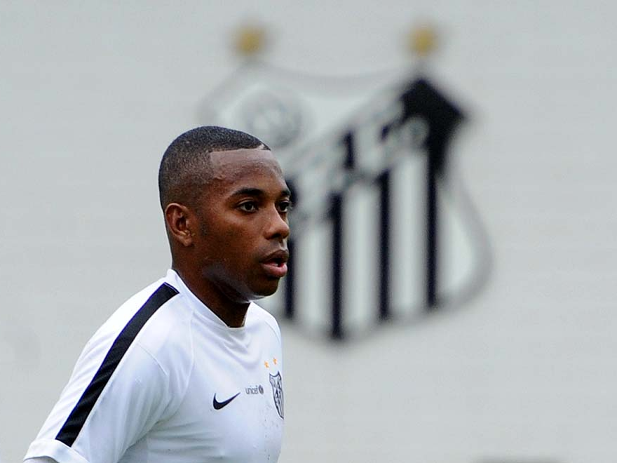 Robinho receberá salário mínimo no Santos Ivan Storti/Santos FC