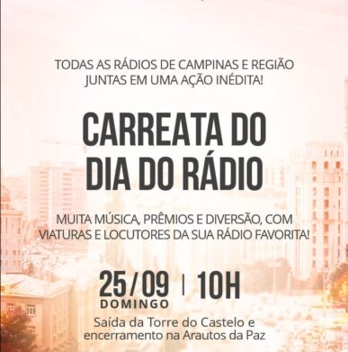 Em comemoração aos 100 anos do rádio no Brasil Divulgação 