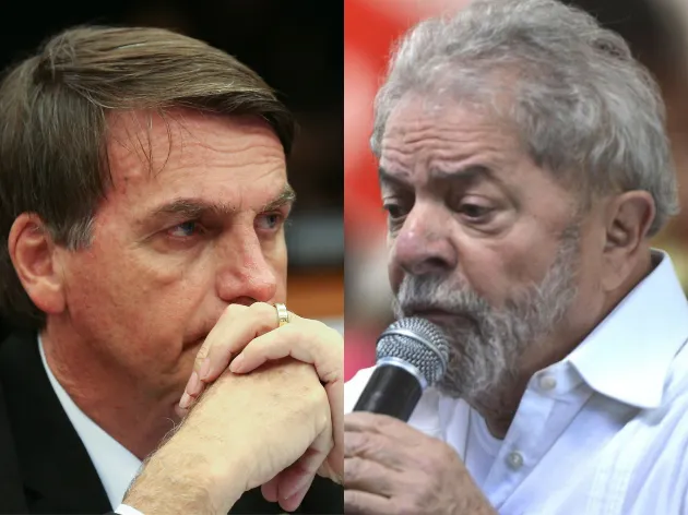 Levantamento divulgado pelo Datafolha mostra vantagem do ex-presidente Lula sobre Bolsonaro no segundo turno