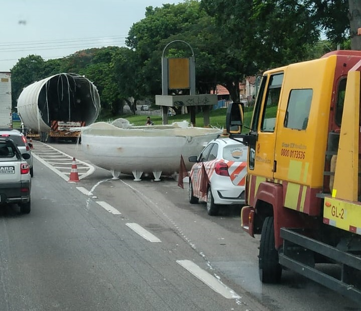 Ocorrência foi registrada na altura do KM 109 sentido Rio  Divulgação/CCR Nova Dutra 