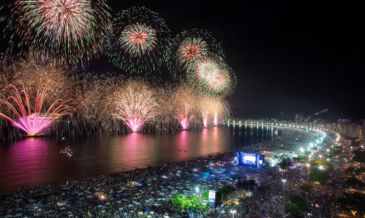 Estado e Município do Rio vão avaliar a possibilidade de queima de fogos em Copacabana
