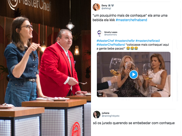 Jacquin e Paola pedem mais conhaque em sobremesa Carlos Reinis/Band