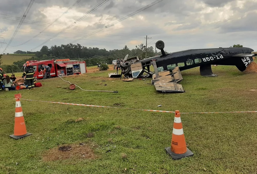 Sete pessoas foram levadas para hospitais na região.  Foto: Prefeitura de Boituva/Divulgação