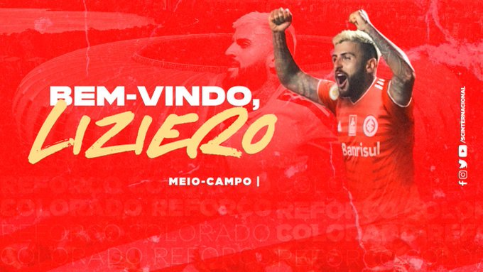 Internacional anuncia Liziero, do São Paulo, logo após Tricolor confirmar Patrick, ex-Inte Divugação/SC Internacional