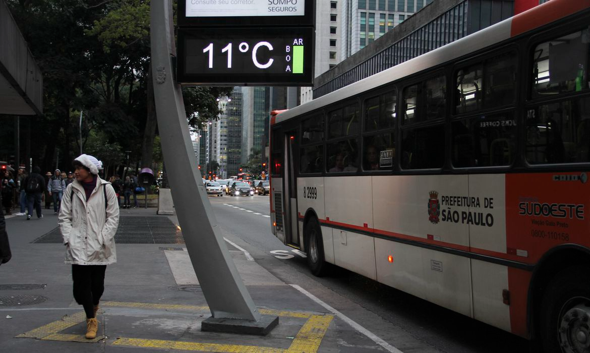 Frente fria se aproxima de SP e muda o tempo no fim de semana Foto: Agência Brasil 