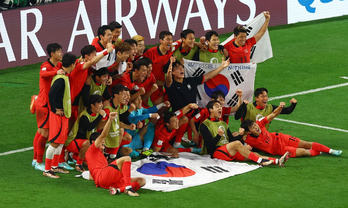 A Coreia do Sul deve ser a adversária do Brasil nas oitavas de final da Copa do Mundo, Foto: Molly Darllington / Reuters