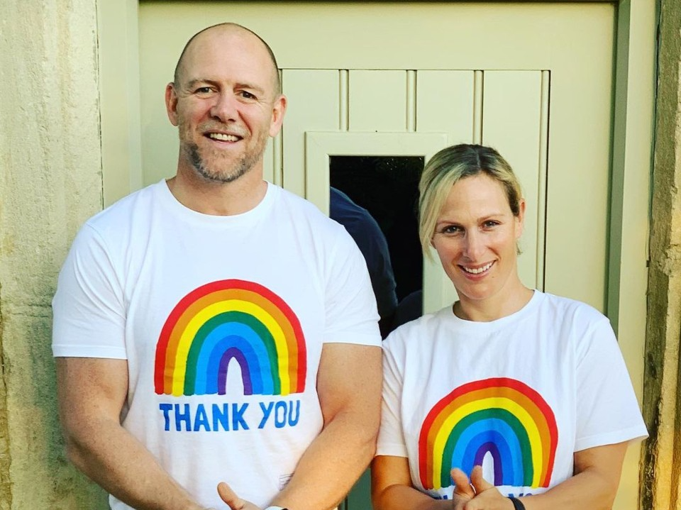 O jogador de rugby Mike Tindall é casado com a neta da rainha, Zara Tindall Reprodução/Instagram