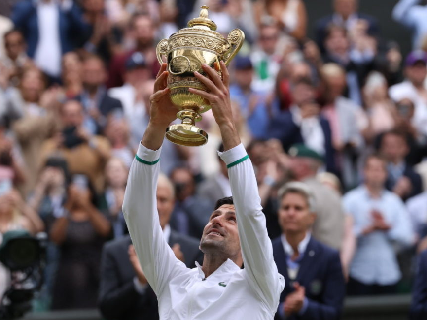 Tenista sérvio Novak Djokovic conquista o 20º título de Grand Slam Foto: Reprodução/Rede social Wimbledon 