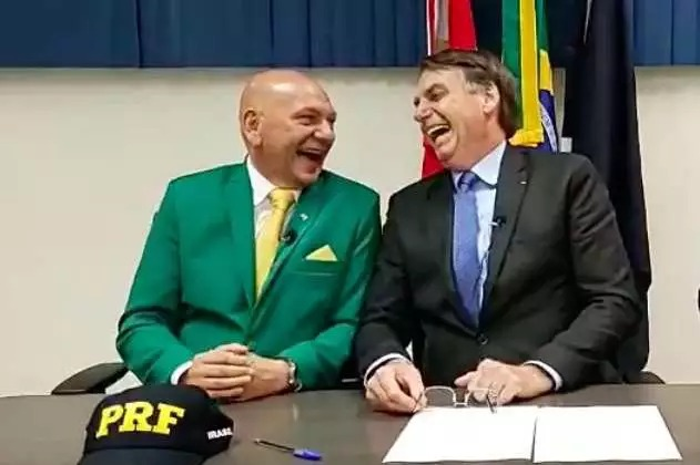 Luciano Hang e Jair Bolsonaro Foto: reprodução/redes sociais