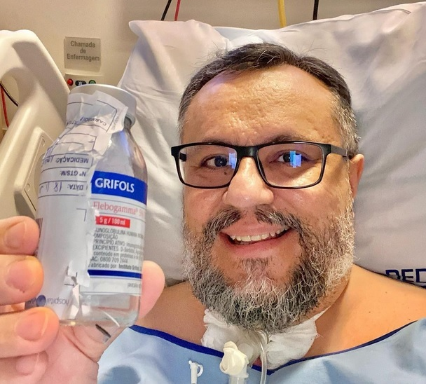 Com doença rara, Padre Marlon faz campanha para incentivar doação de sangue Reprodução/Instagram