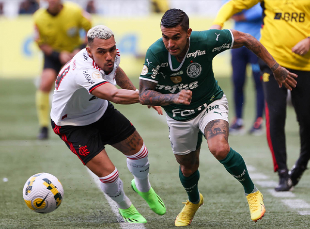 Palmeiras e Flamengo ficaram no empate pela 23ª rodada  Cesar Greco / Palmeiras