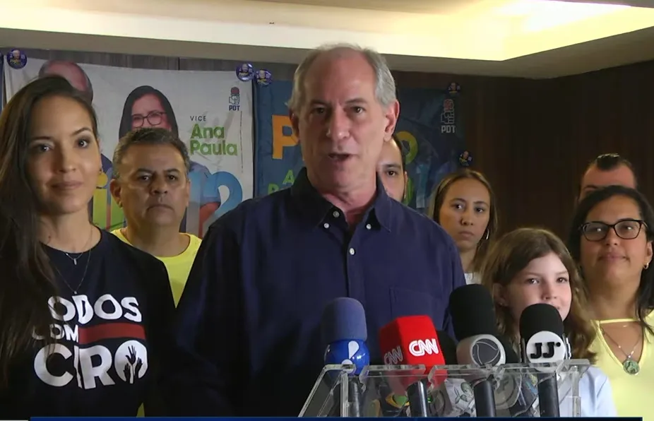 Ciro Gomes termina com 3% no seu pior desempenho em eleições presidenciais