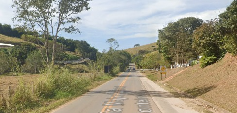 Helicóptero Águia da PM precisou ser acionado para o resgate Reprodução/Google Maps