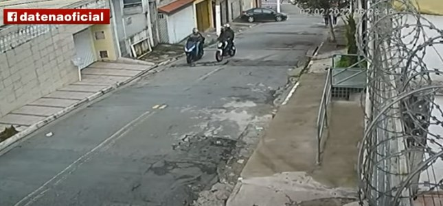 Homem é morto enquanto levava filho para a escola na zona leste de São Paulo Reprodução/TV Band