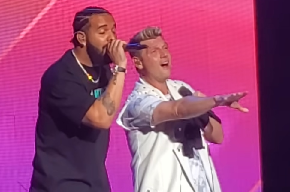 Drake surpreende os fãs ao participar do show do Backstreet Boys