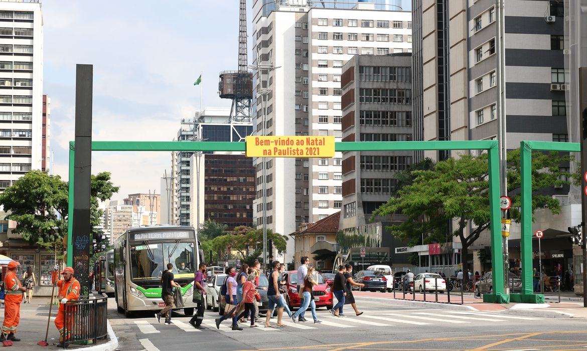 Avenida Paulista, na região central de São Paulo Rovena Rosa/Agência Brasil