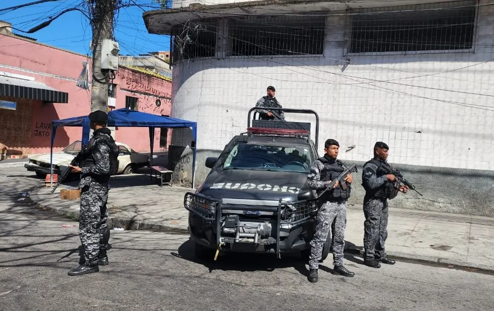 Policiamento está reforçado na região Divulgação/PMERJ