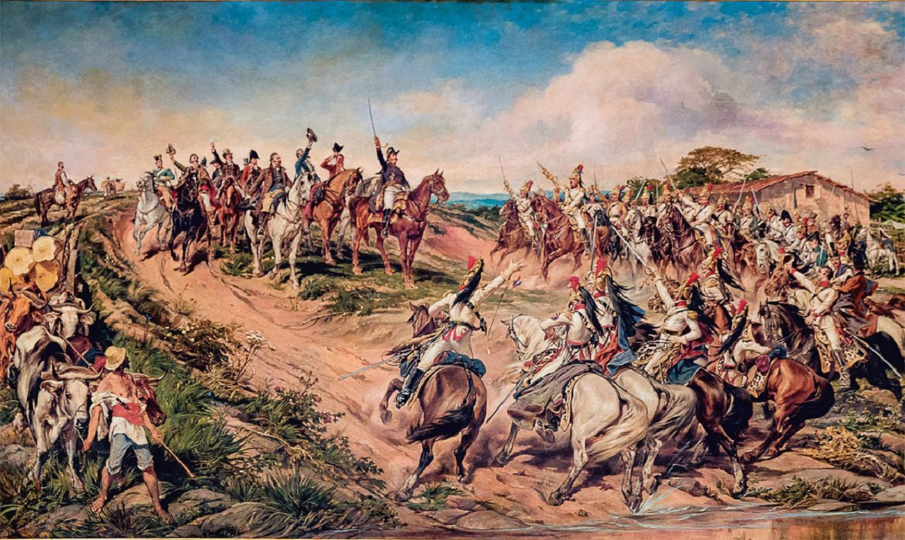 A obra 'Independência ou Morte' foi pintada por Pedro Américo entre 1886 e 1888 Reprodução