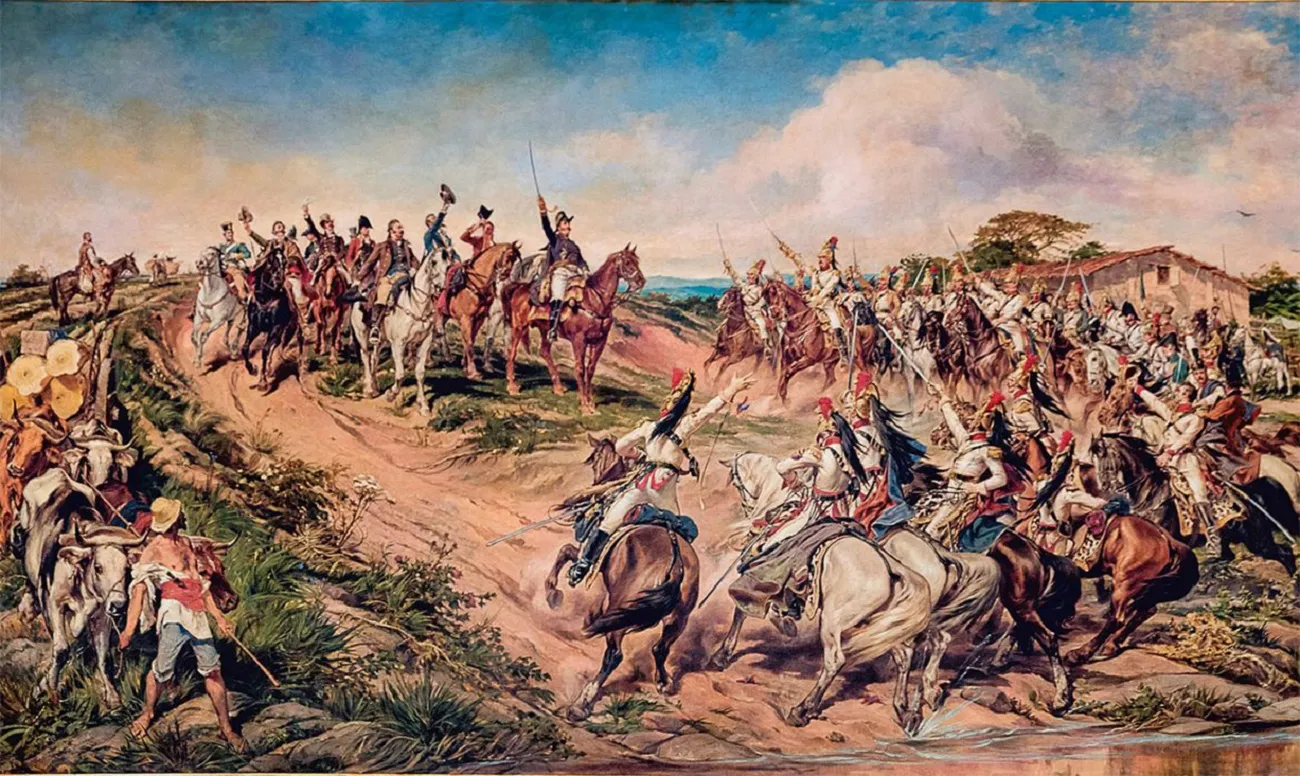 A obra 'Independência ou Morte' foi pintada por Pedro Américo entre 1886 e 1888