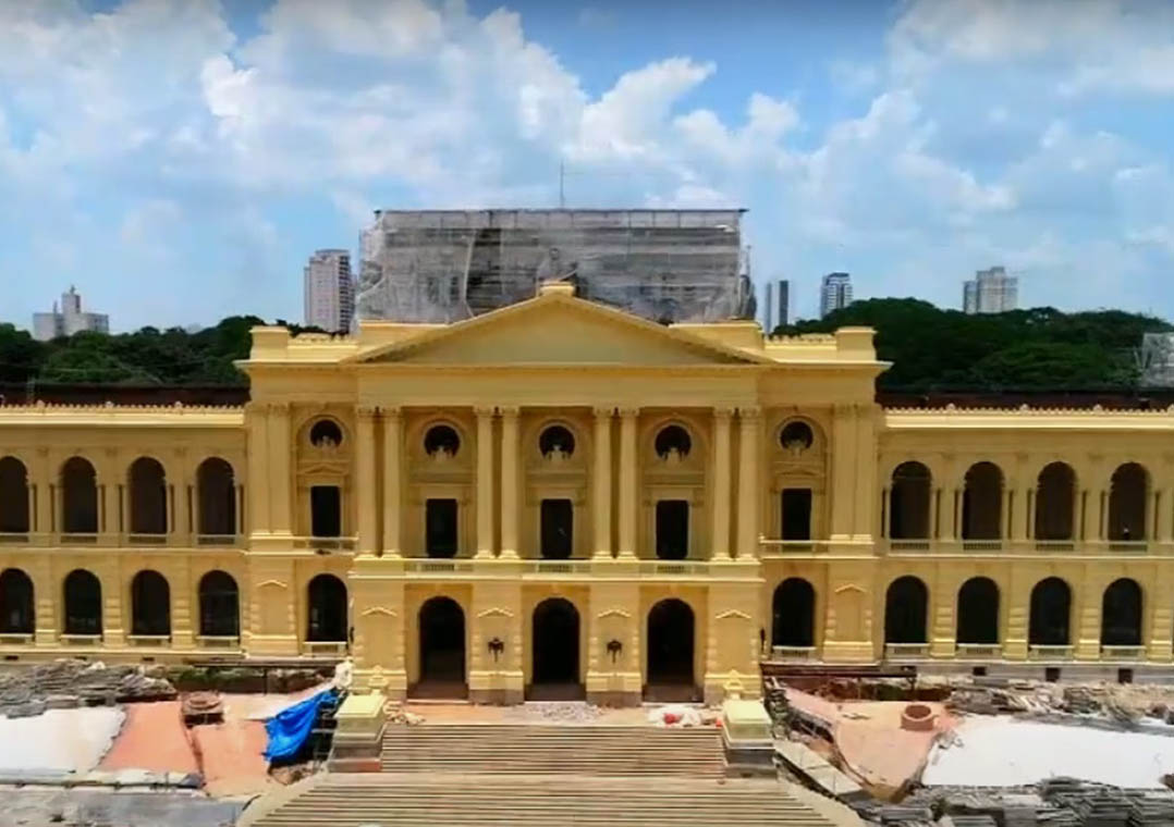 Reforma do Museu do Ipiranga está praticamente concluída