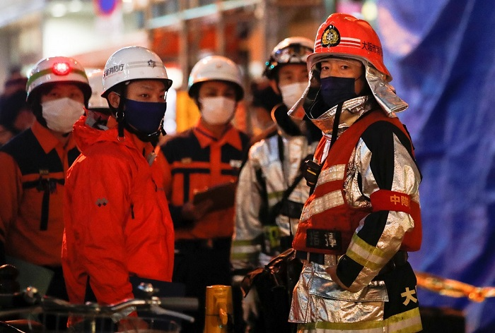 Bombeiros controlaram as chamas rapidamente REUTERS/Kim Kyung-Hoon