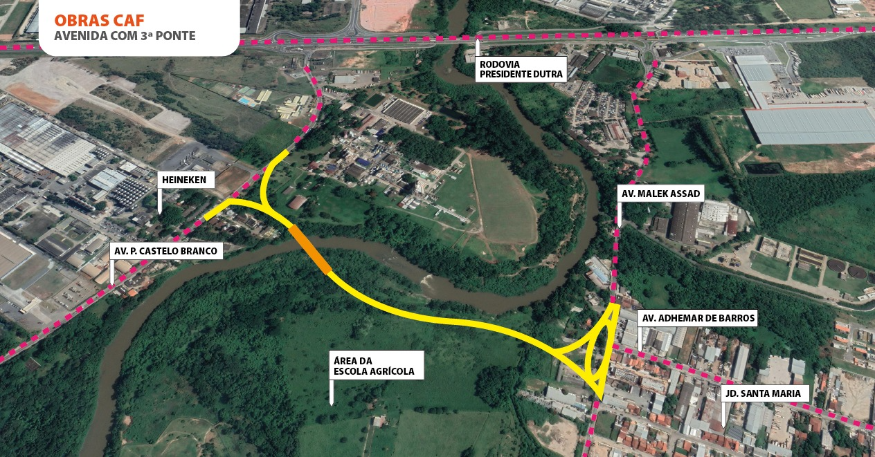 Obra foi realizada através de um empréstimo da cidade feito junto ao CAF Divulgação/ Prefeitura de Jacareí