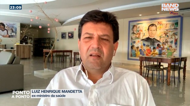 Luiz Henrique Mandetta, ex-ministro da Saúde Reprodução TV