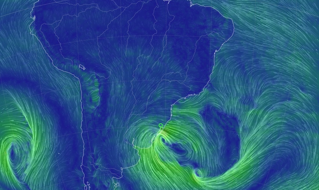 A tempestade também vai derrubar as temperaturas Reprodução / Earth Nulls School