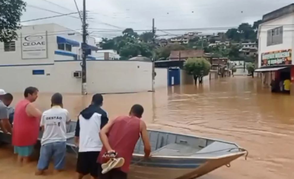 Miracema foi uma das cidades mais atingidas Reprodução