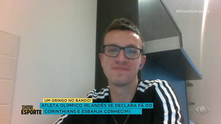 Atleta olímpico irlandês Chris O'Donnell declara torcida ao Corinthians