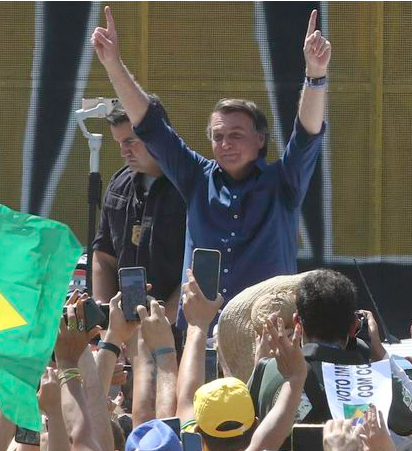 Presidente Jair Bolsonaro participa de manifestação no dia 7 de setembro Fábio Rodrigues / Agência Brasil